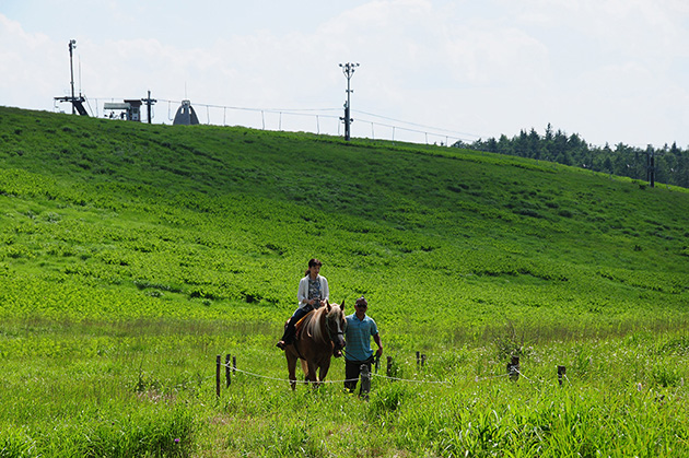 霧ヶ峰乗馬クラブ（標高1674m）